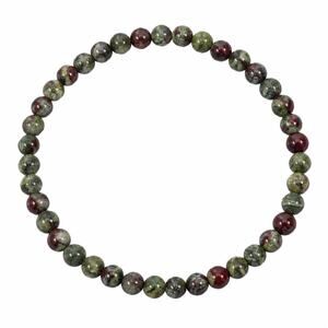 4MM Dragon Blood Jasper Bracelet